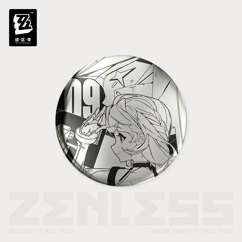 Mirroir Badge Metal [ZZZ Zenless Zone Zero] - Time Radio Part 2 Series