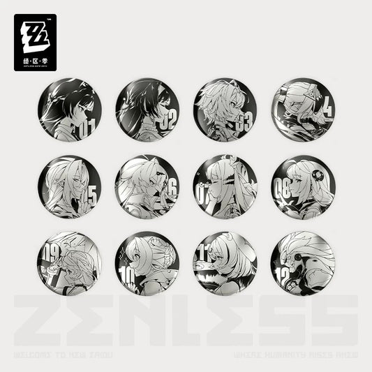 Mirroir Badge Metal [ZZZ Zenless Zone Zero] - Time Radio Part 2 Series