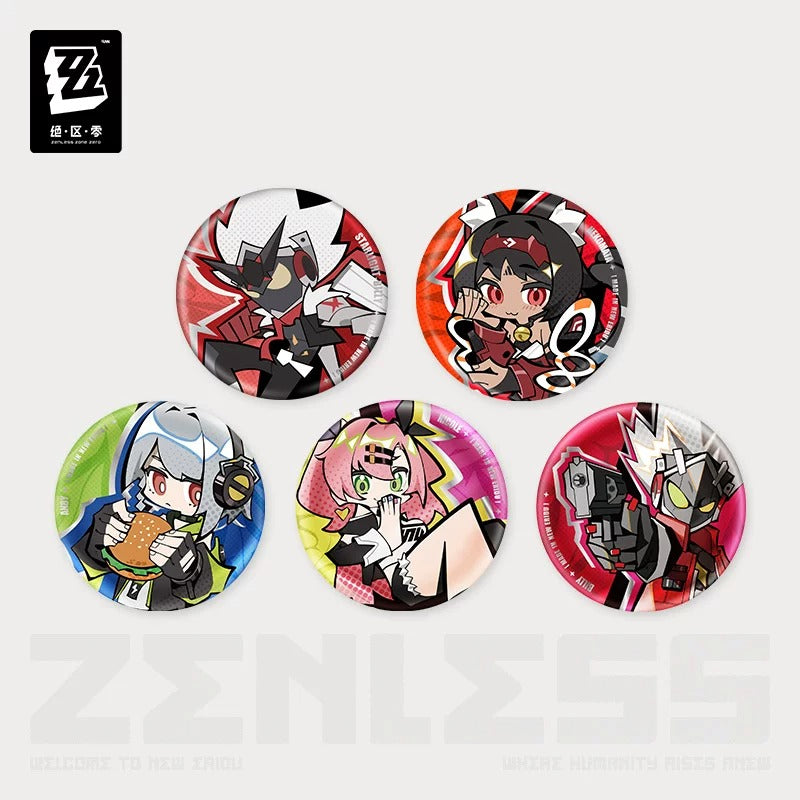 Badge [ZZZ Zenless Zone Zero] - Cunning Hares - Chibi Series
