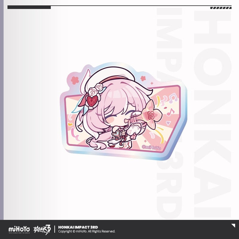Badge Acrylic [Honkai Impact 3rd] - Elysia - HONKAI MEME Series