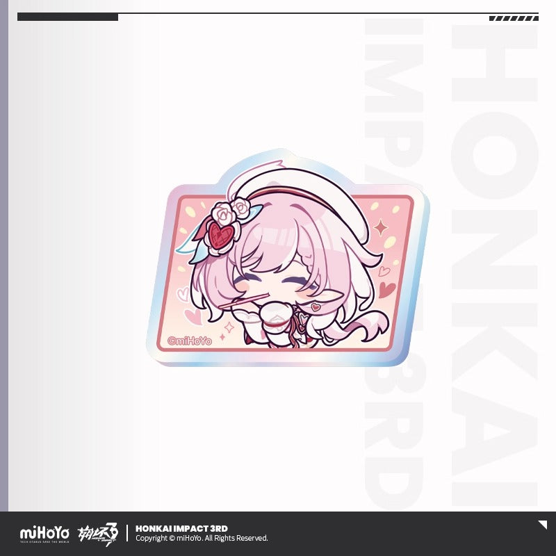 Badge Acrylic [Honkai Impact 3rd] - Elysia - HONKAI MEME Series