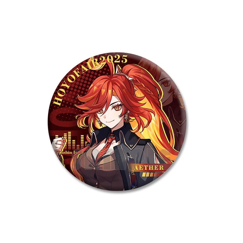 Badge [Genshin Impact] - Mavuika - Hoyofair 2025 Dimensional Detective Chronicles