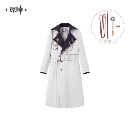 Manteau Avec Broche [Genshin Impact] - Fatui Harbinger Impressions - Frost and Flames Series