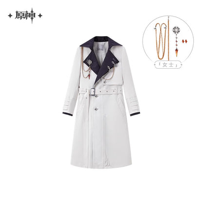 Manteau Avec Broche [Genshin Impact] - Fatui Harbinger Impressions - Frost and Flames Series