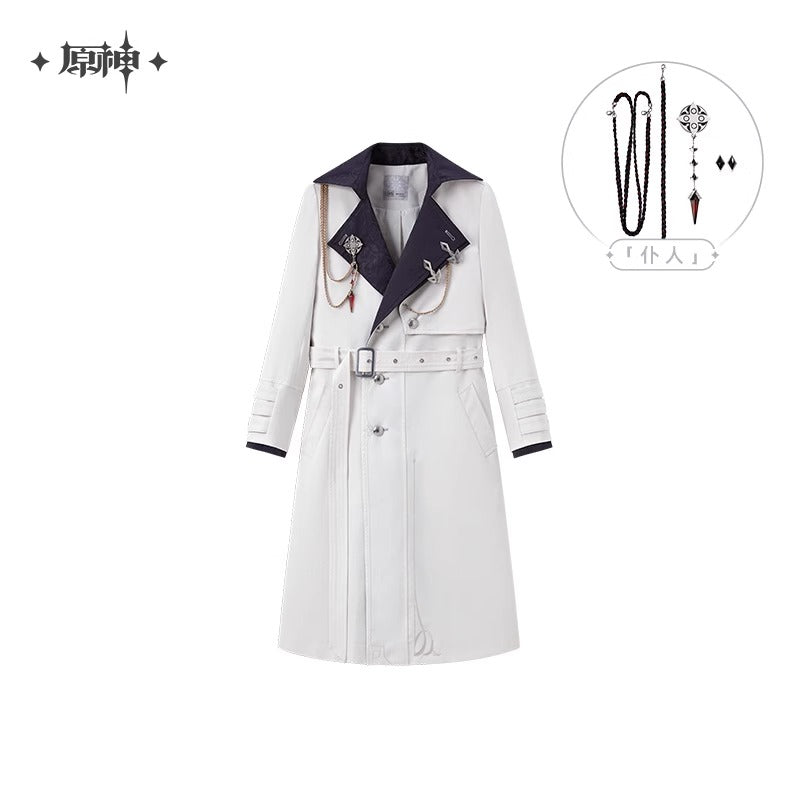 Manteau Avec Broche [Genshin Impact] - Fatui Harbinger Impressions - Frost and Flames Series
