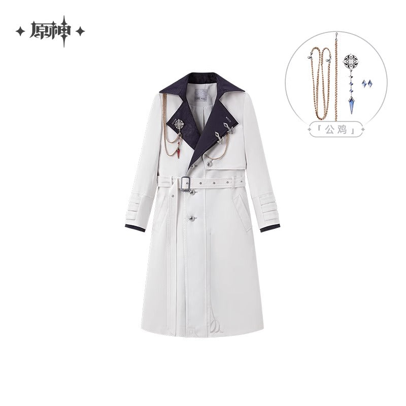 Manteau Avec Broche [Genshin Impact] - Fatui Harbinger Impressions - Frost and Flames Series