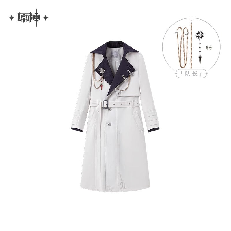 Manteau Avec Broche [Genshin Impact] - Fatui Harbinger Impressions - Frost and Flames Series