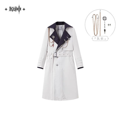 Manteau Avec Broche [Genshin Impact] - Fatui Harbinger Impressions - Frost and Flames Series