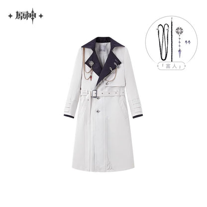 Manteau Avec Broche [Genshin Impact] - Fatui Harbinger Impressions - Frost and Flames Series
