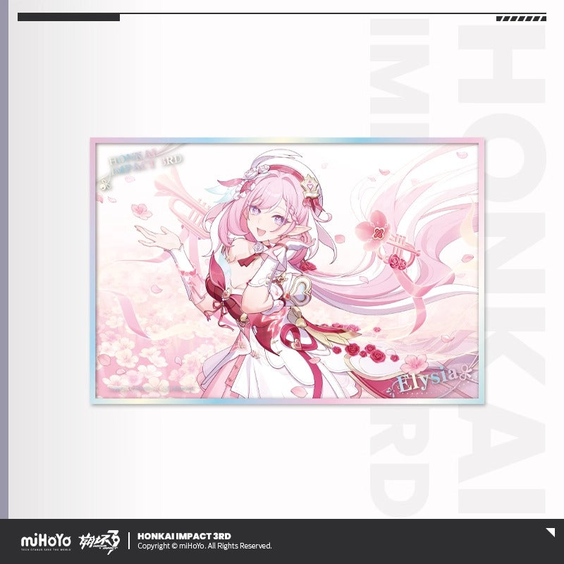 Acrylic Shikishi [Honkai Impact 3rd] - Elysia - Hi♪ Love Elf♥ - Starry Dream Invitation Series
