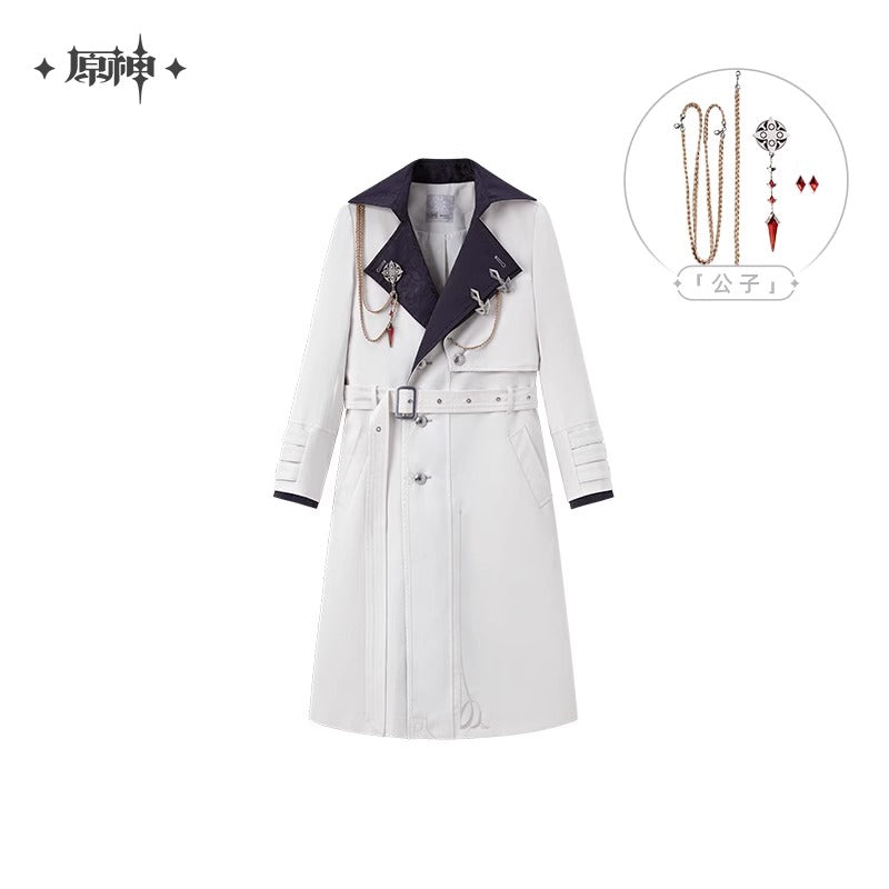 Manteau Avec Broche [Genshin Impact] - Fatui Harbinger Impressions - Frost and Flames Series