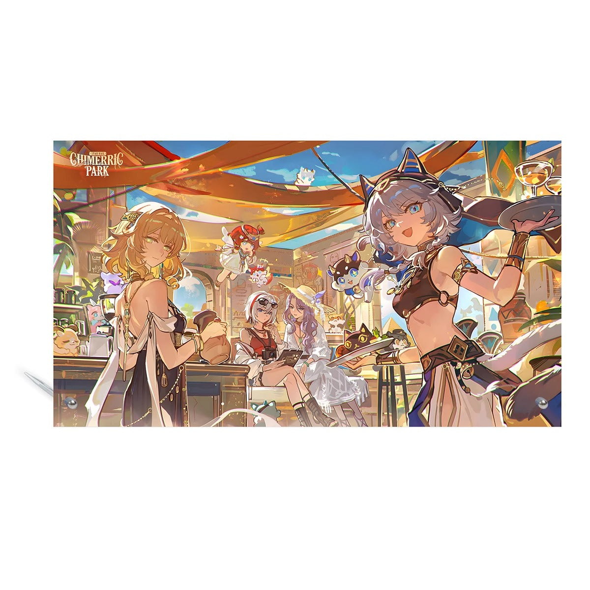 Acrylic Ornament [Honkai: Star Rail] - Aglaea / Tribbie / Cipher / Topaz / Jade - Hoyofair 2025 Chimerric Park