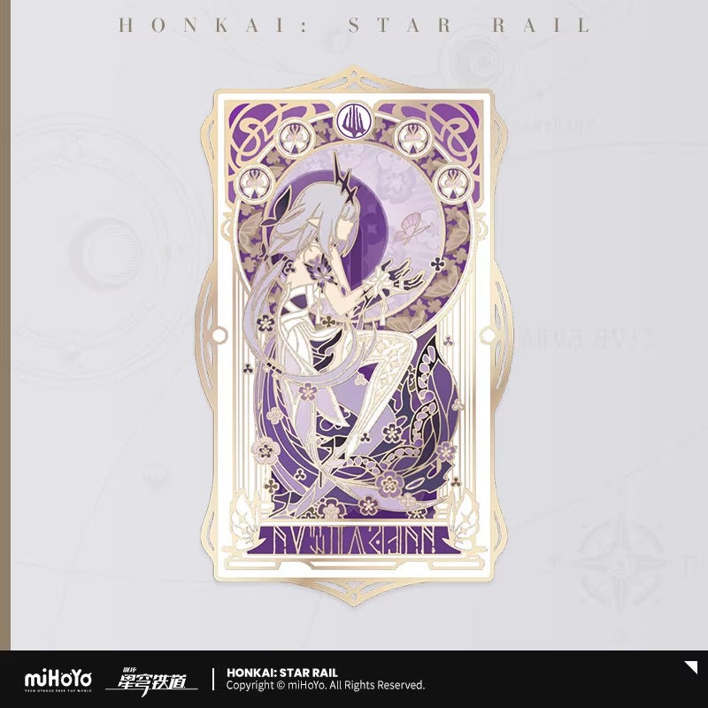 Metal Bookmark [Honkai: Star Rail] - Chrysos Heir Portrait - As I've Written Series
