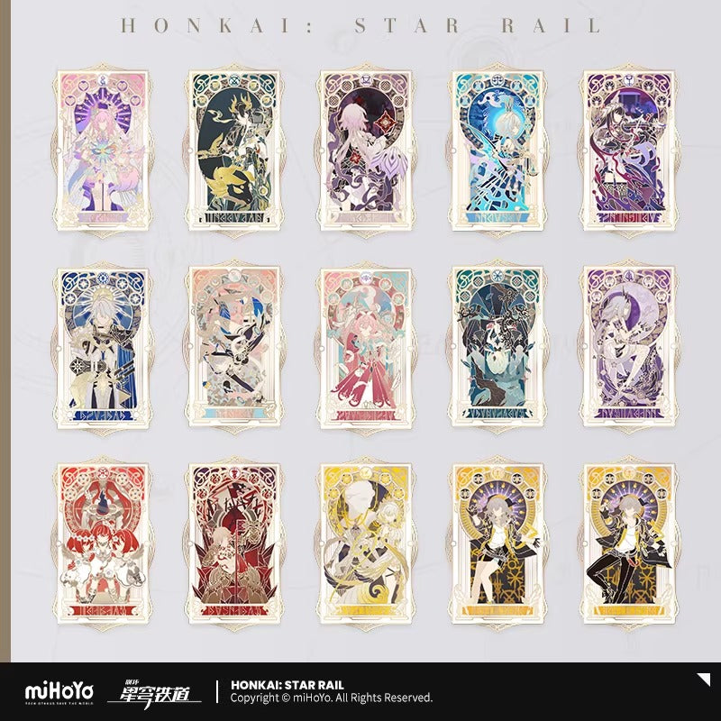 Metal Bookmark [Honkai: Star Rail] - Chrysos Heir Portrait - As I've Written Series