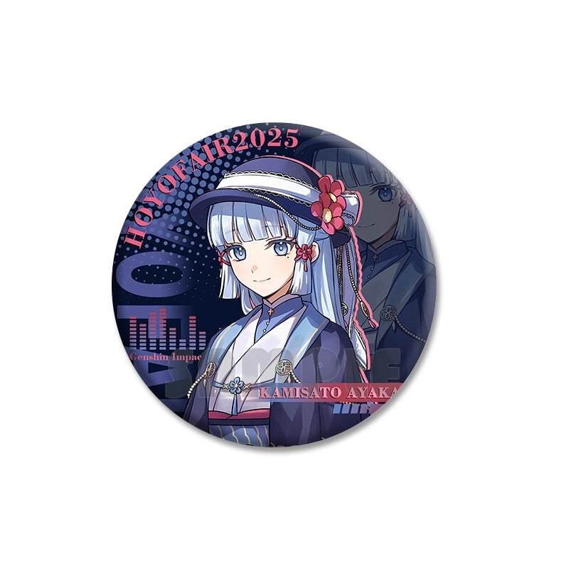Badge [Genshin Impact] - Ayaka - Hoyofair 2025 Dimensional Detective Chronicles