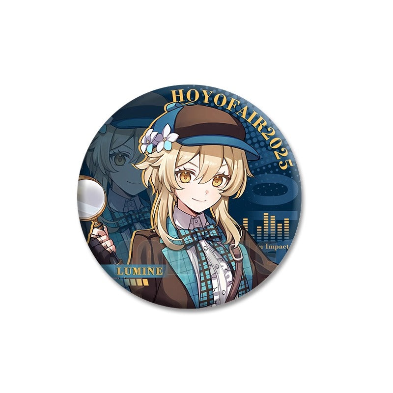 Badge [Genshin Impact] - Lumine - Hoyofair 2025 Dimensional Detective Chronicles