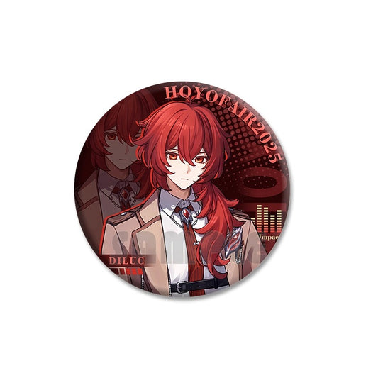 Badge [Genshin Impact] - Diluc - Hoyofair 2025 Dimensional Detective Chronicles