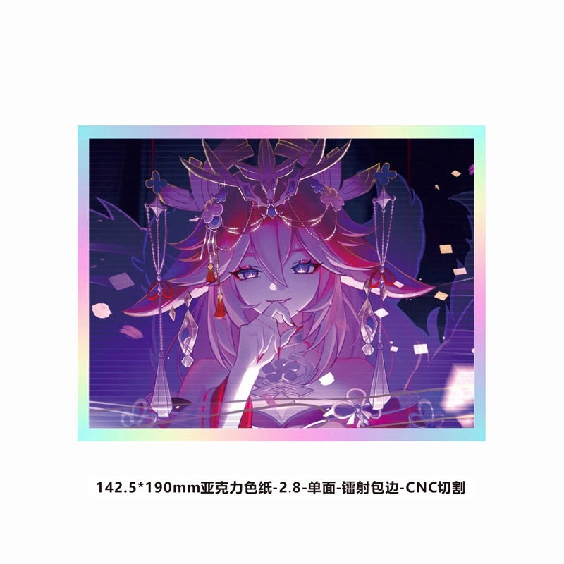 Acrylic Shikishi [Genshin Impact] - Yae Miko - Hoyofair 2025