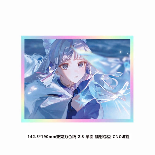 Acrylic Shikishi [Genshin Impact] - Ayaka - Hoyofair 2025