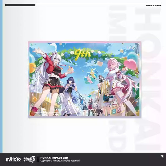 Acrylic Shikishi [Honkai Impact 3rd] - 9th Anniversary Celebration