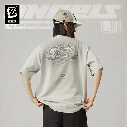 T-Shirt [ZZZ Zenless Zone Zero] - Gris - Angels of Delusion - ZZZ STUDIO