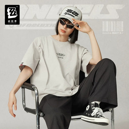 T-Shirt [ZZZ Zenless Zone Zero] - Gris - Angels of Delusion - ZZZ STUDIO