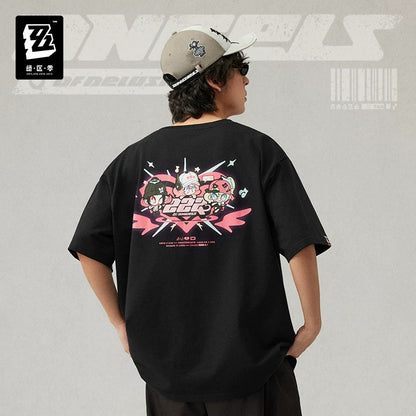 T-Shirt [ZZZ Zenless Zone Zero] - Noir - Angels of Delusion - ZZZ STUDIO