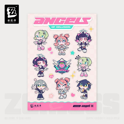 Sticker Set [ZZZ Zenless Zone Zero] - AOD Angels of Delusion - PINK Sweet Attack series