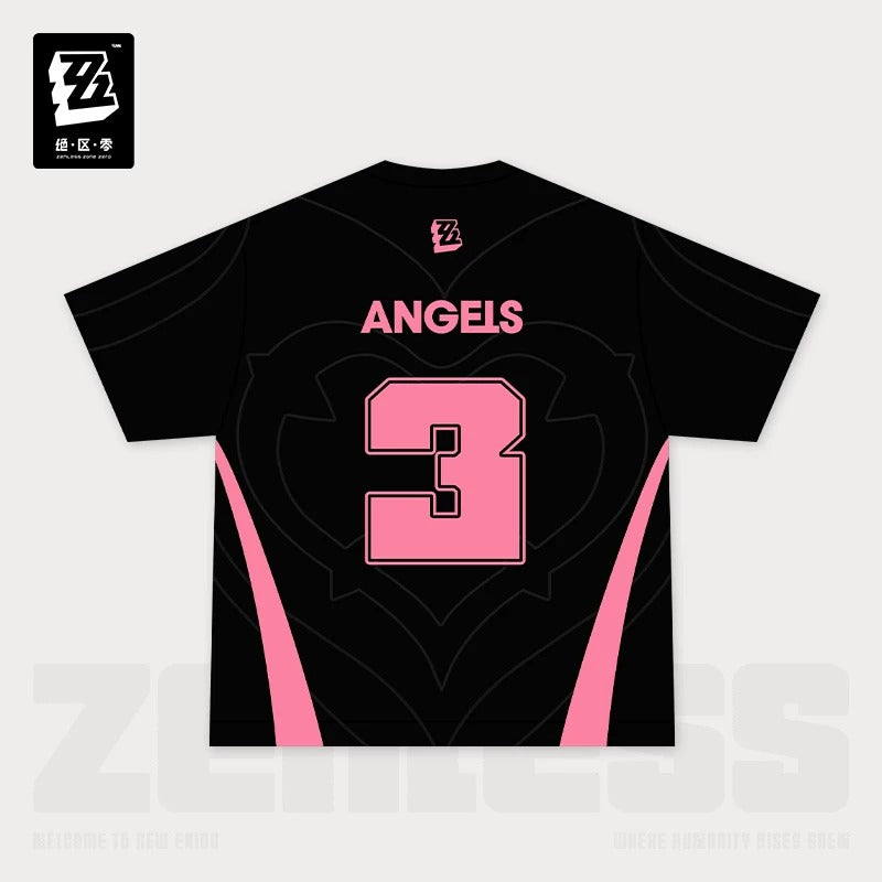 T-shirt [ZZZ Zenless Zone Zero] - AOD Angels of Delusion - PINK Sweet Attack series