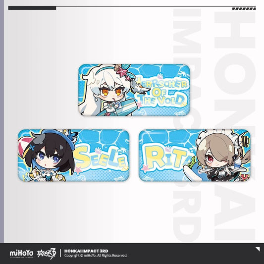 Badge Rectangulaire [Honkai Impact 3rd] - Summer Companion Series