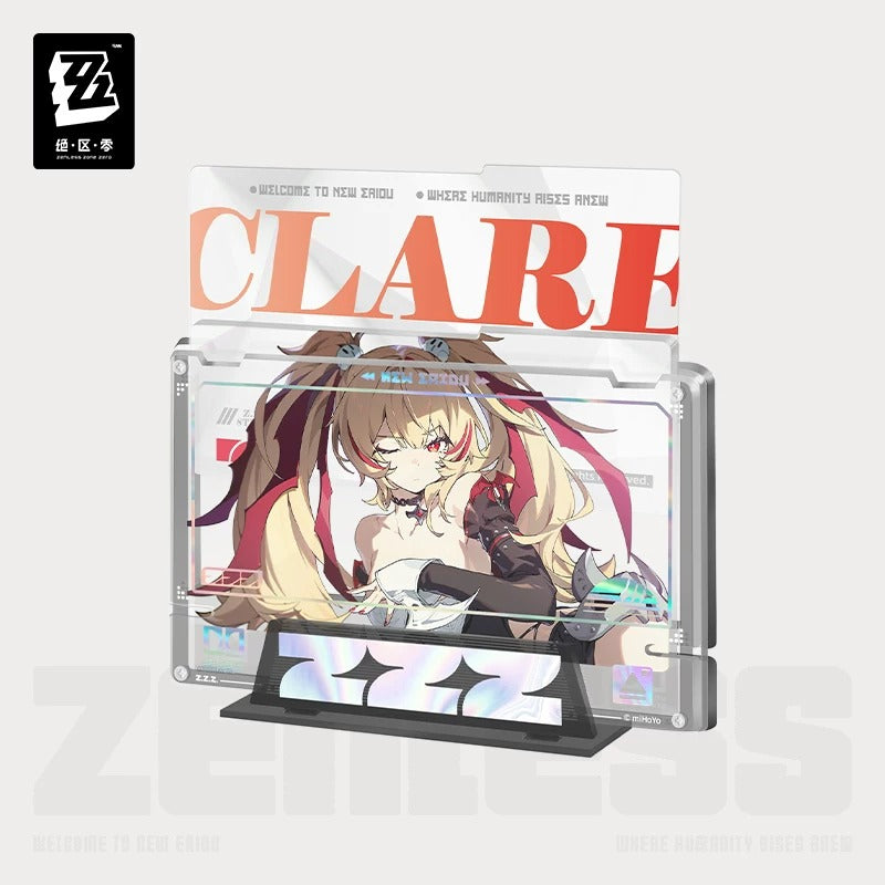 Acrylic Frame [ZZZ Zenless Zone Zero] - Claret - Cinema Series