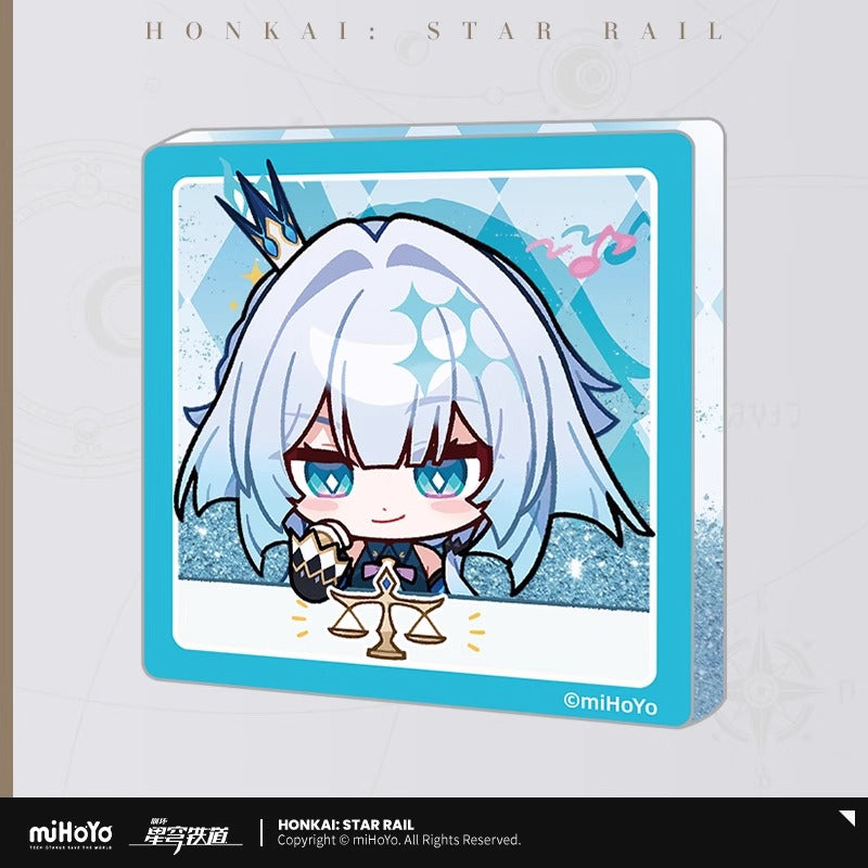 Glitter Fridge Magnet [Honkai: Star Rail] - Série Emoticônes / Sticker vol.5