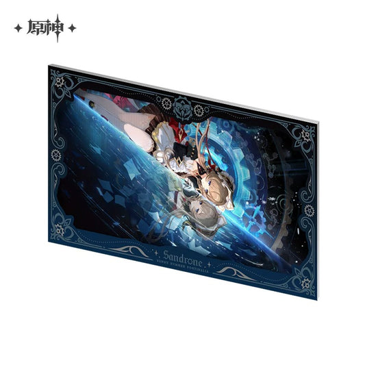 Présentoir avec carte lenticulaire à motif de fenêtre [Genshin Impact] - Sandrone - LUNA VIII Sunny Summer Fontinalia