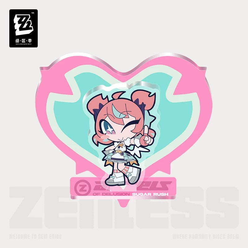 Acrylic Stand Magnet [ZZZ Zenless Zone Zero] - AOD Angels of Delusion - PINK Sweet Attack series