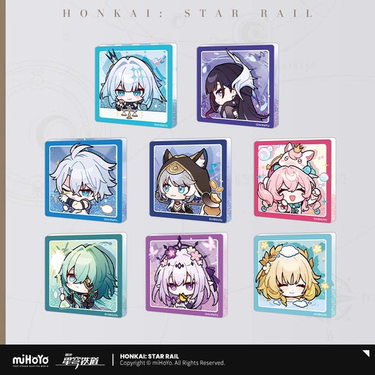 Glitter Fridge Magnet [Honkai: Star Rail] - Série Emoticônes / Sticker vol.5