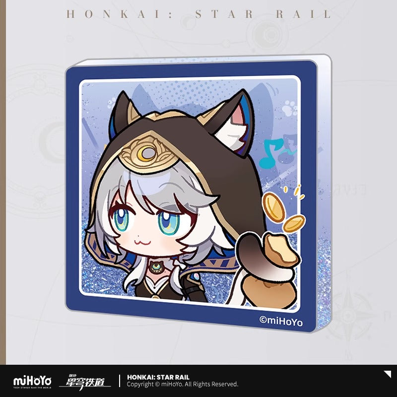Glitter Fridge Magnet [Honkai: Star Rail] - Série Emoticônes / Sticker vol.5