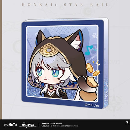 Glitter Fridge Magnet [Honkai: Star Rail] - Série Emoticônes / Sticker vol.5