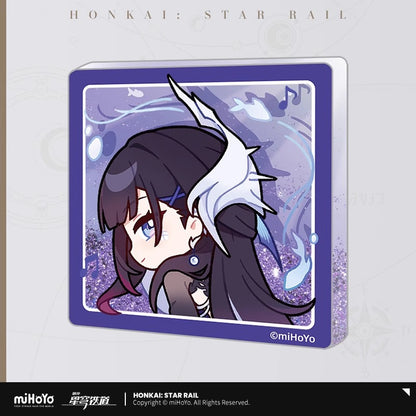 Glitter Fridge Magnet [Honkai: Star Rail] - Série Emoticônes / Sticker vol.5