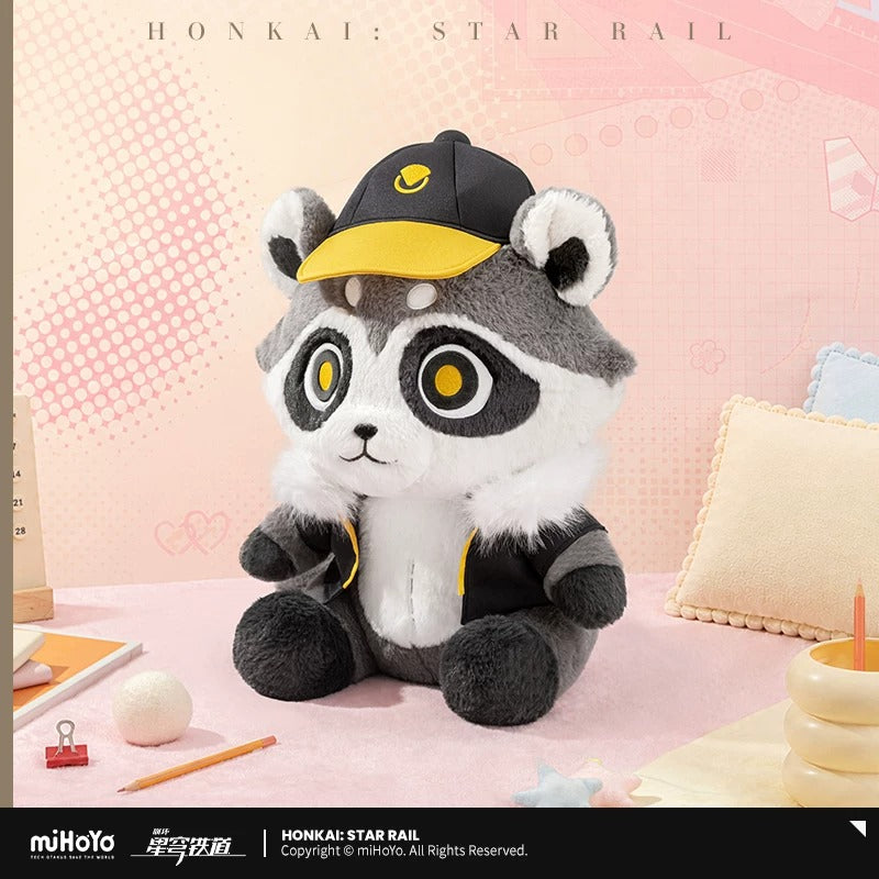 Peluche Keychain [Honkai: Star Rail] - Baseball Racoon - Fluffy Across the Blue series