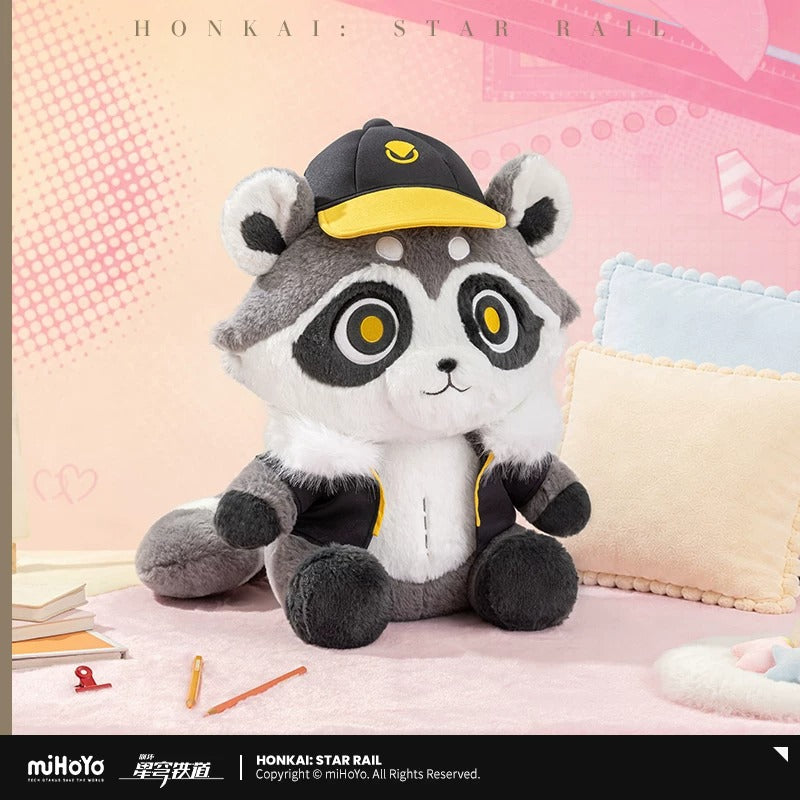 Peluche Keychain [Honkai: Star Rail] - Baseball Racoon - Fluffy Across the Blue series
