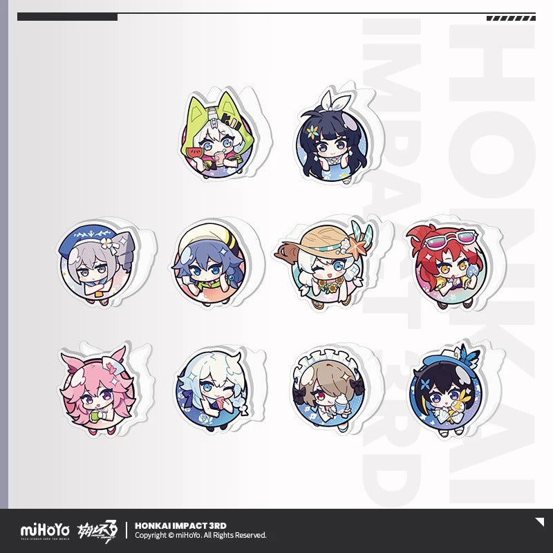 Acrylic Clip Multifonction [Honkai Impact 3rd] - Summer Memories series