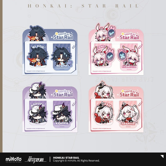 Magnetic Bookmark [Honkai: Star Rail] - Série Emoticônes / Sticker Vol.5