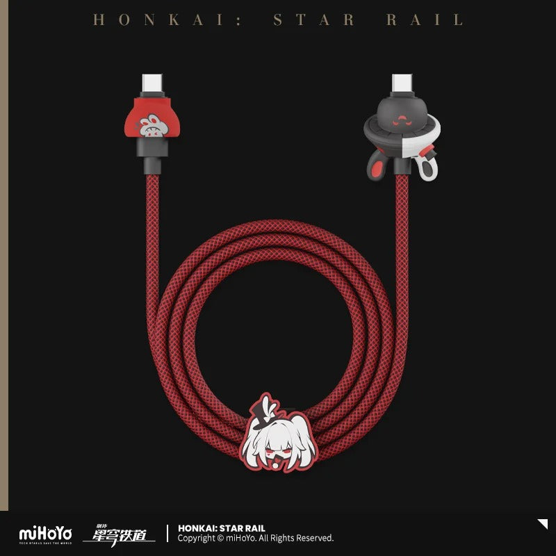 Cable de Chargement Tressée 1M [Honkai: Star Rail]  - Sparxie'z Hazy Sparkles Fast Charging series