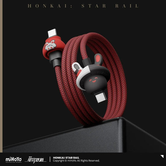 Cable de Chargement Tressée 1M [Honkai: Star Rail]  - Sparxie'z Hazy Sparkles Fast Charging series