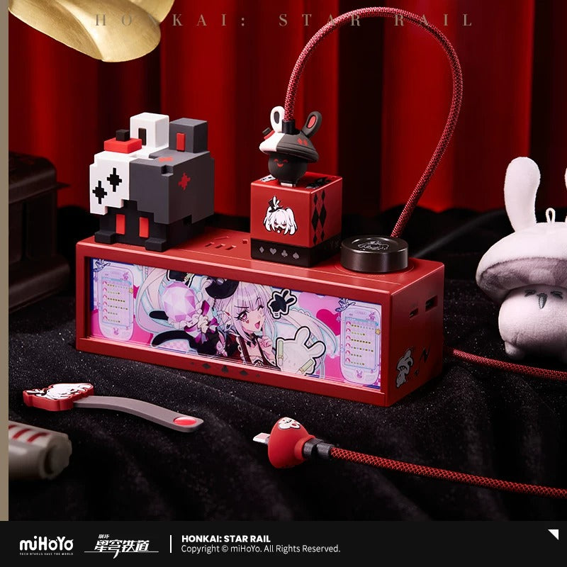 Protection Silicone Pour Prise Electrique [Honkai: Star Rail] - Mushroom is the Custest! - Sparxie'z Hazy Sparkles Fast Charging series