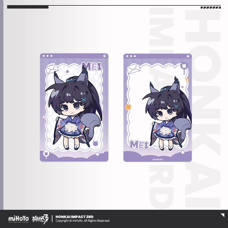 Carte Laser et Carte PVC set [Honkai Impact 3rd] - Cute Beast Paradise Series