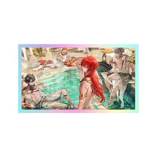 Acrylic Shikishi [Genshin Impact] - Wriothesley / Diluc / Alhaitham / Tartaglia - Hoyofair 2025