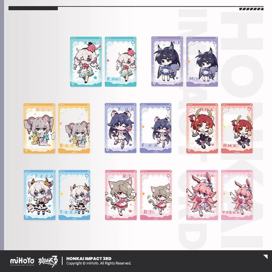 Carte Laser et Carte PVC set [Honkai Impact 3rd] - Cute Beast Paradise Series