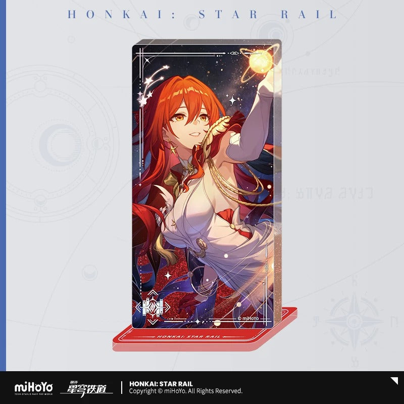Acrylic Glitter Block [Honkai: Star Rail] - Himeko Nova - A Star That Lights the Night - Cônes Lumineux vol.23