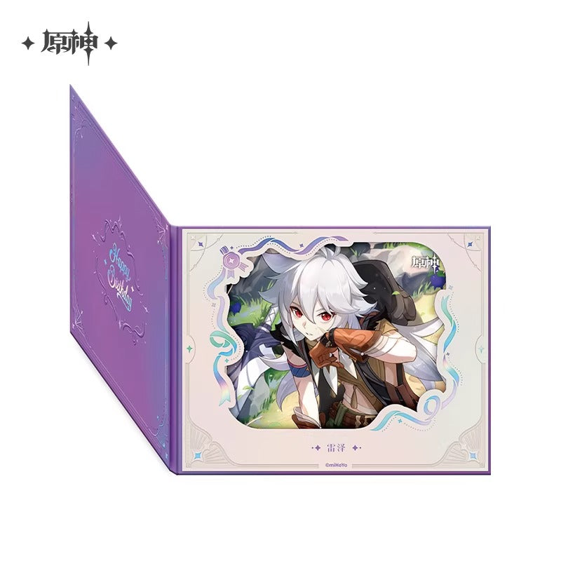 Flip Shikishi [Genshin Impact] - Fateful Day 2025 Series Vol.2 - Birthday Collection